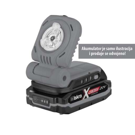 Iskra x-cross akumulatorska radna lampa 3w Ix-fl07