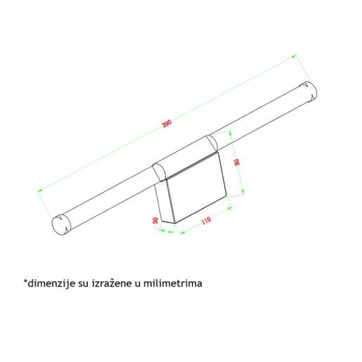 Zidna led lampa 7w E201459