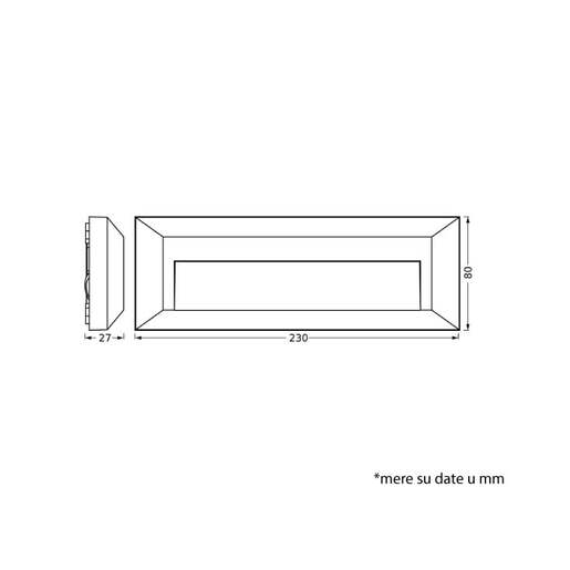 Ledvance zidna led lampa 1.9w 4099854217425e