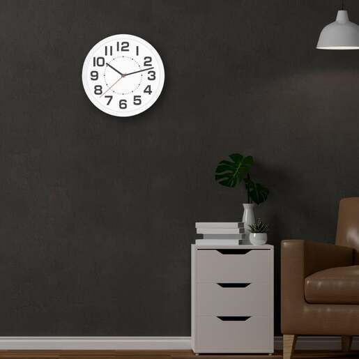 Analogni zidni sat 25cm Awc250wh