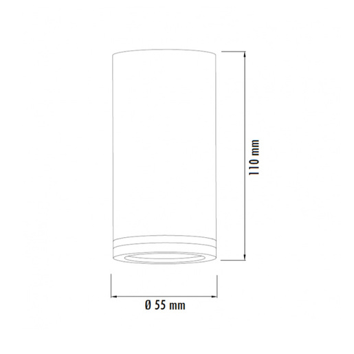 Spot lampa 1xgu10 E201900