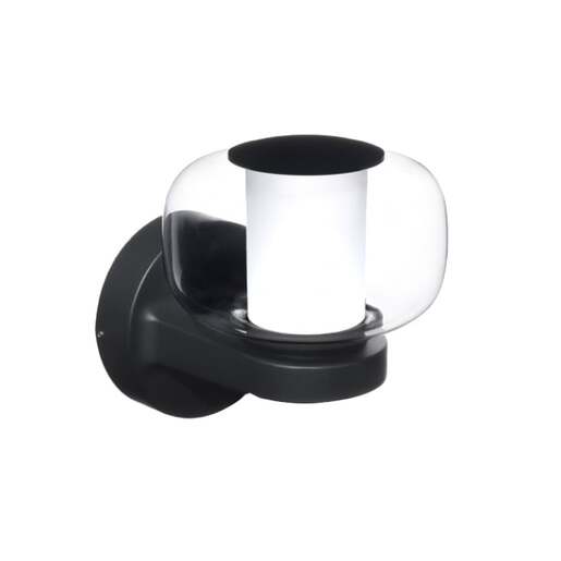 Zidna lampa 1xgu10 ip65 crna 180x150x180mm Jm-5034