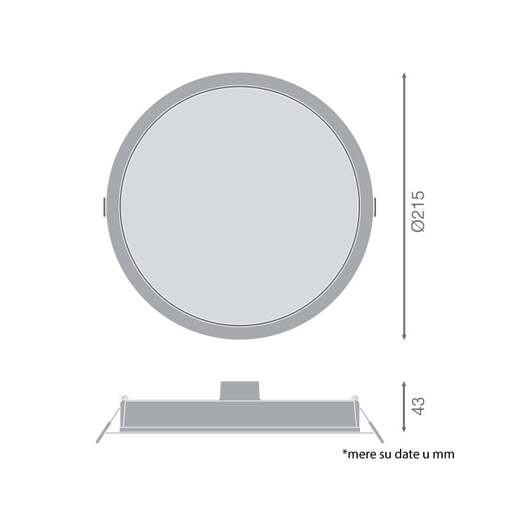 Ledvance led ugradna panel lampa 30w 3000k 4099854561825e