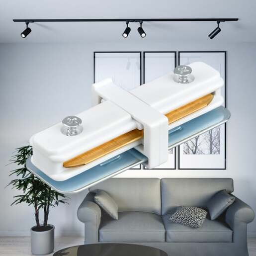 Braytron ravna spojnica bela za monofaznu šinu By40-00240