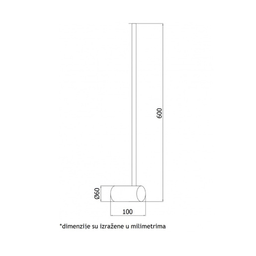 Zidna led lampa 7w Vesta361