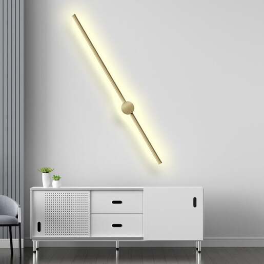 Braytron zlatna zidna led lampa 16w Bh07-04106