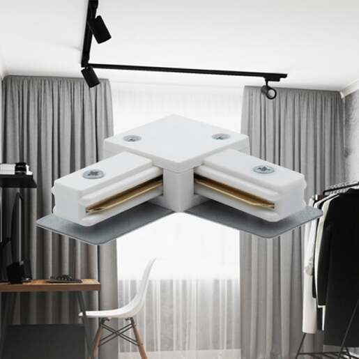 Braytron l spojnica bela za monofaznu šinu By40-00230