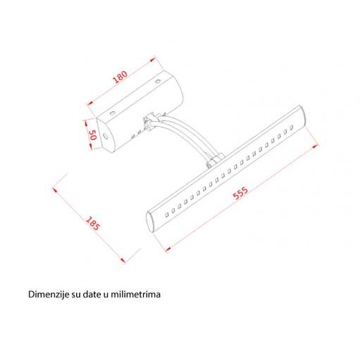 Zidna led lampa 7w E200894