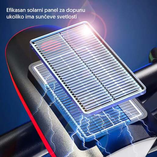 Punjiva led lampa za bicikl sa sirenom Yw17417-4644