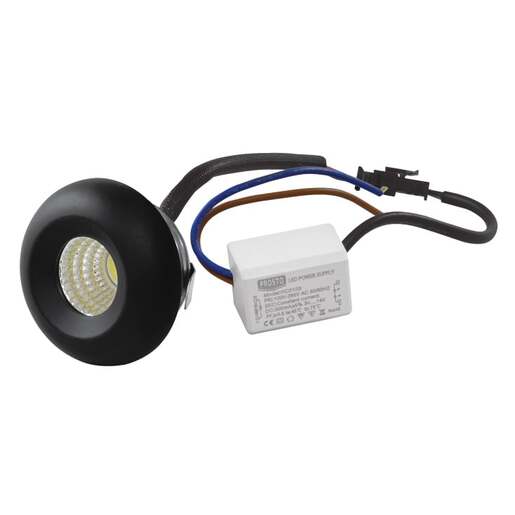 Ugradna led lampa 3w dnevno svetlo Lug-3320/bk-3/w