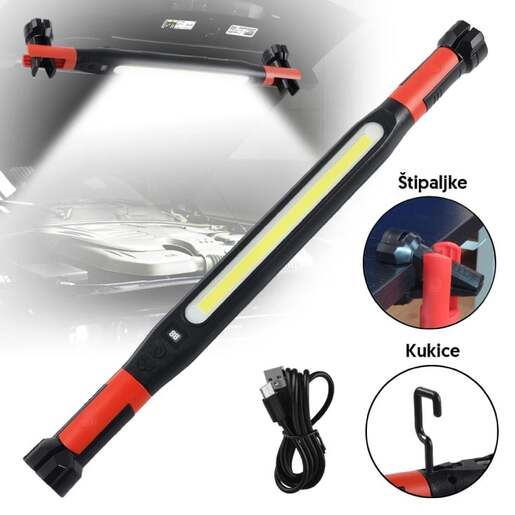 Punjiva prenosna serviserska led lampa Pls6207