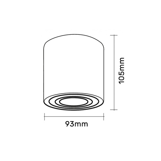 Spot lampa 1xgu10 E200829