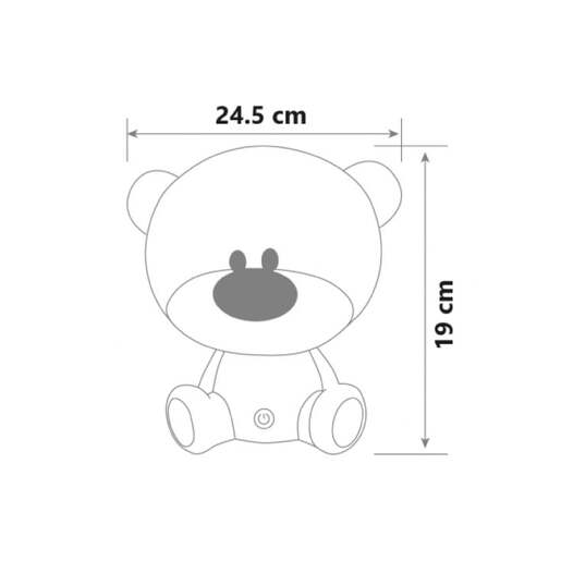 Stona dečija rgb lampa E202171