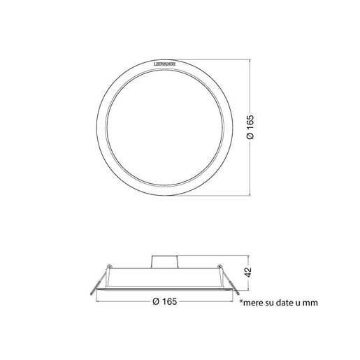 Ledvance led ugradna panel lampa 13w 6500k 4099854561689e