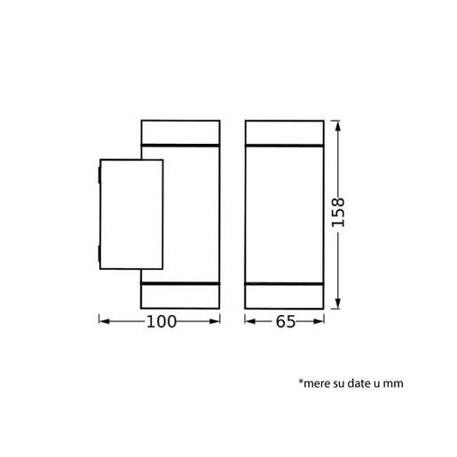 Ledvance zidna lampa 2xgu10 4099854183041e