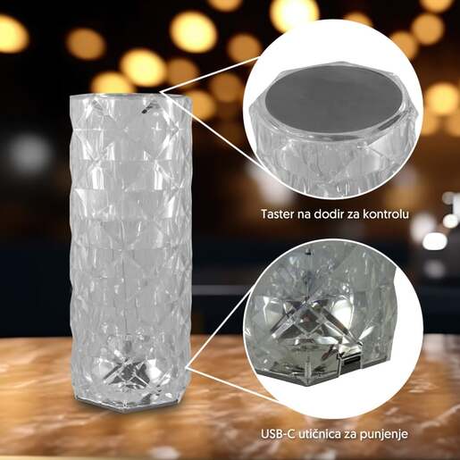 Stona rgb led lampa Yw6930-4818