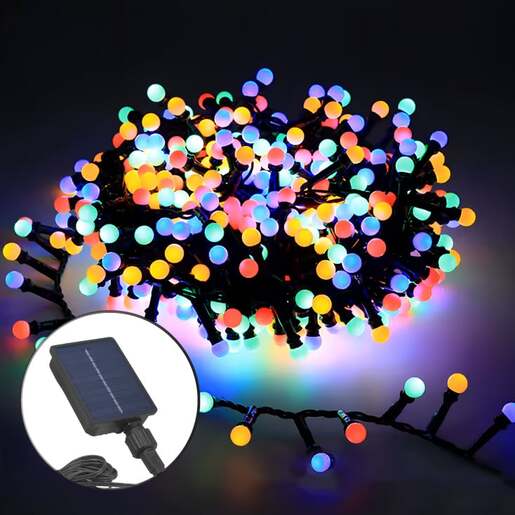 Solarni led niz 5 m 100 višebojnih led dioda 20405-5818-5m