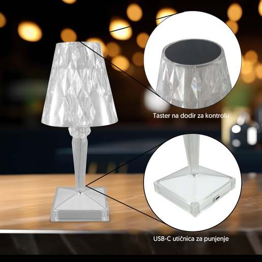 Stona rgb led lampa Yw6930-4817