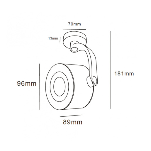 Spot lampa 1xgu10 Lm1017
