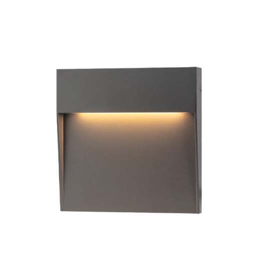 Zidna led lampa 3w 3000k ip65 antracit A4502