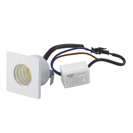 Ugradna led lampa 3w dnevna svetlost Lug-304-3/w