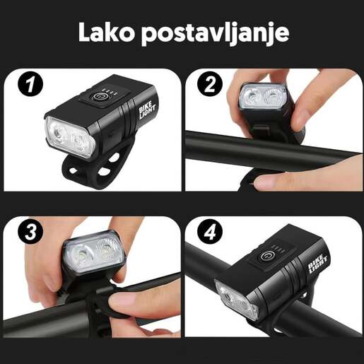 Punjiva led lampa za bicikl sa led diodama 17417-5916