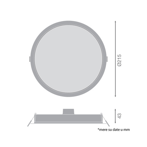 Ledvance led ugradna panel lampa 30w 6500k 4099854561504e