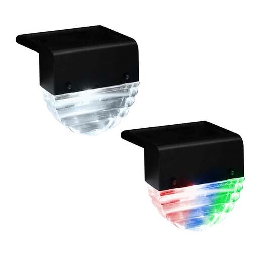 Višebojna nazidna solarna lampa - 2 kom. Ml-ws109