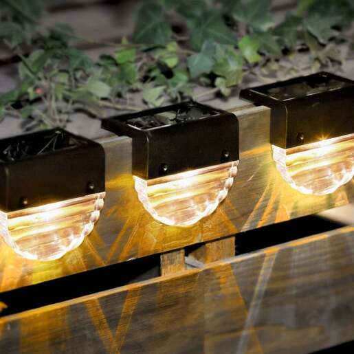 Višebojna nazidna solarna lampa - 2 kom. Ml-ws109