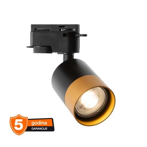 Osram luxe crni monofazni šinski reflektor 6w 4099854599514e