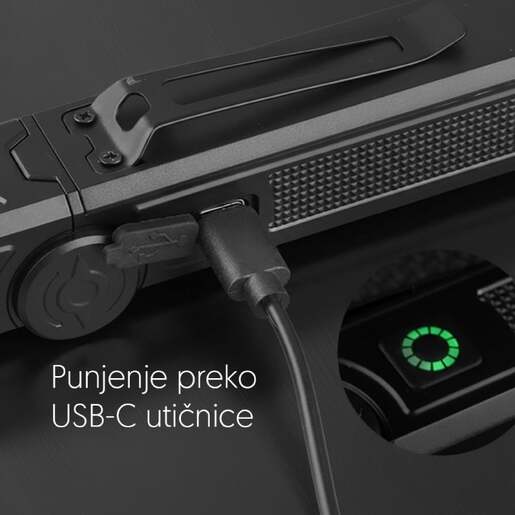 Punjiva led baterijska lampa 3w p50 led Pl6704