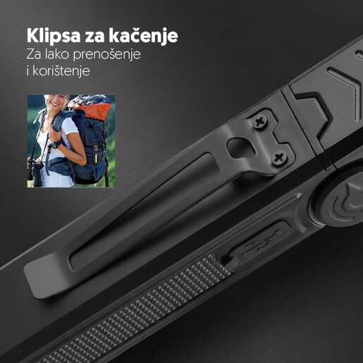 Punjiva led baterijska lampa 3w p50 led Pl6704