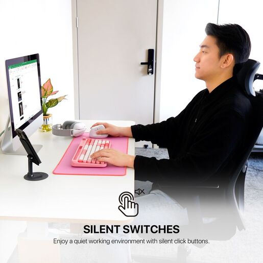 Mis Wireless Fantech W195R GO comfy pink