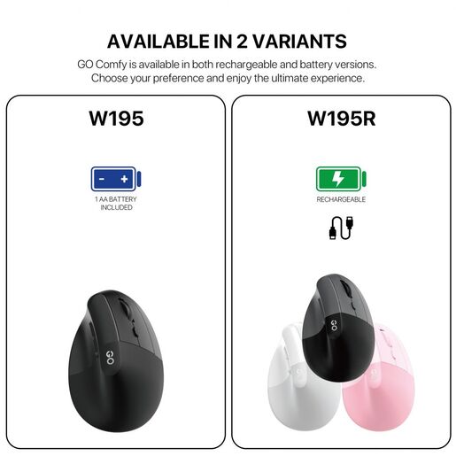 Mis Wireless Fantech W195R GO comfy pink