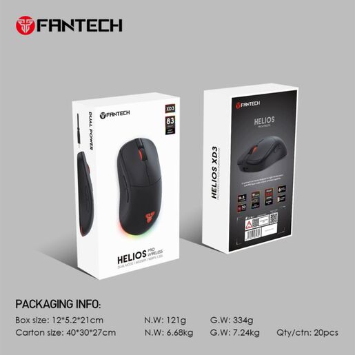 Mis Wireless Gaming Fantech XD3 Helios Space Edition