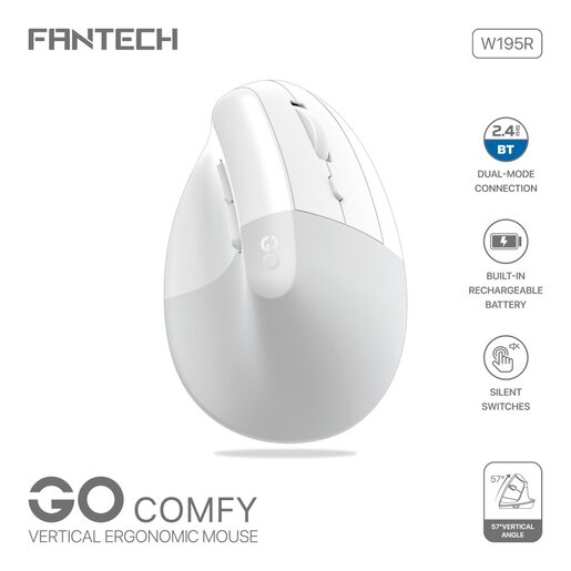Mis Wireless Fantech W195R GO comfy beli