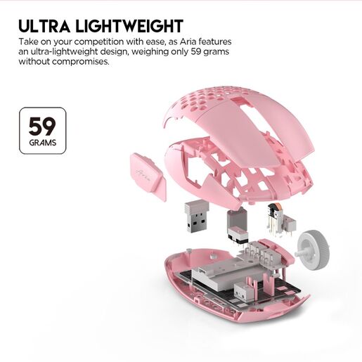 Mis Wireless Gaming Fantech XD7 Aria Sakura