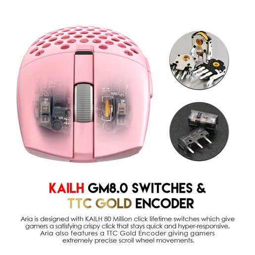 Mis Wireless Gaming Fantech XD7 Aria Sakura