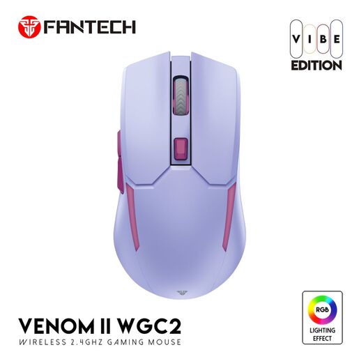 Mis Wireless Gaming Fantech WGC2 Venom II ljubicasti