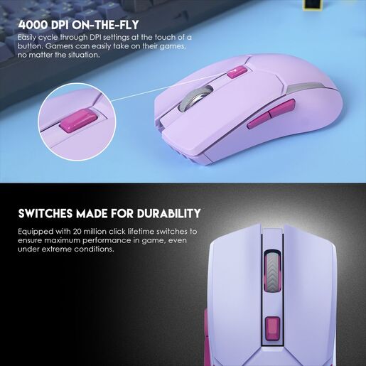 Mis Wireless Gaming Fantech WGC2 Venom II ljubicasti