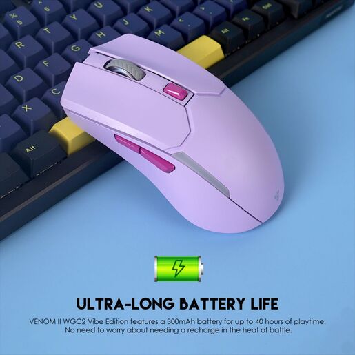 Mis Wireless Gaming Fantech WGC2 Venom II ljubicasti