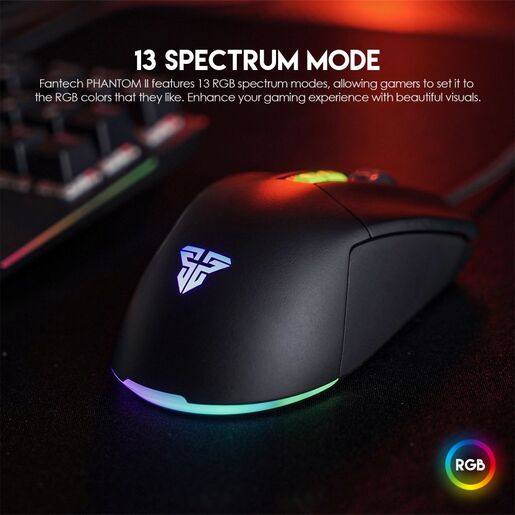 Mis Gaming Fantech VX6 Phantom II crni