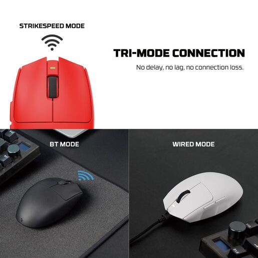 Mis Wireless Gaming Fantech XD7V2 Aria II crveni