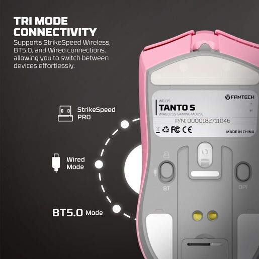 Mis Wireless Gaming Fantech WG13S Tanto S crni