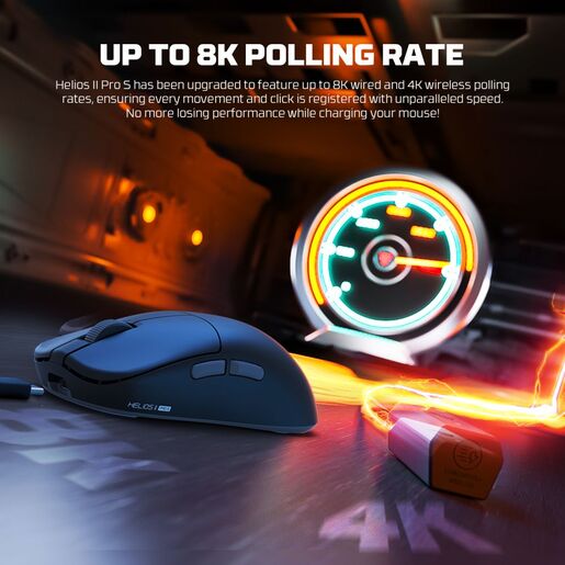 Mis Wireless Gaming Fantech XD3 (V3) PRO 8K Helios II crni sa ACM03 (dongle)