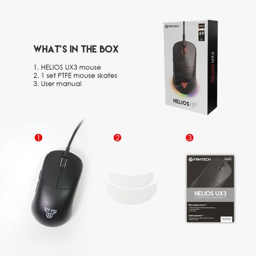 Mis Gaming Fantech UX3 Helios Sakura