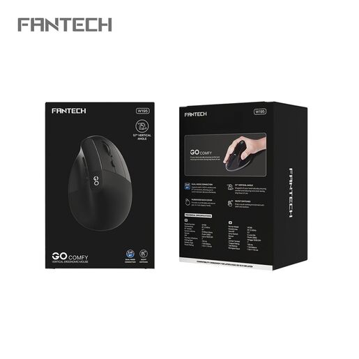 Mis Wireless Fantech W195 GO comfy crni