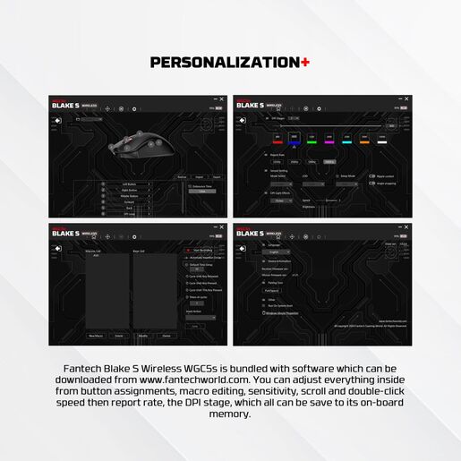 Mis Wireless Gaming Fantech WGC5S blake beli