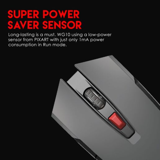 Mis Wireless Fantech WG10 Raigor II crveni