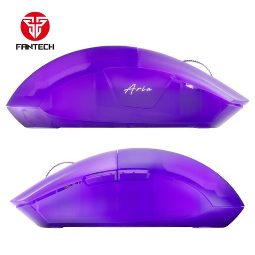 Mis Wireless Gaming Fantech XD7 Aria ljubicasti sa podlogom Fantech MP353 Agile ljubicasta